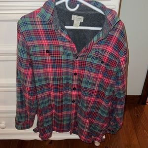 LL Bean Fleece Lined Shirt